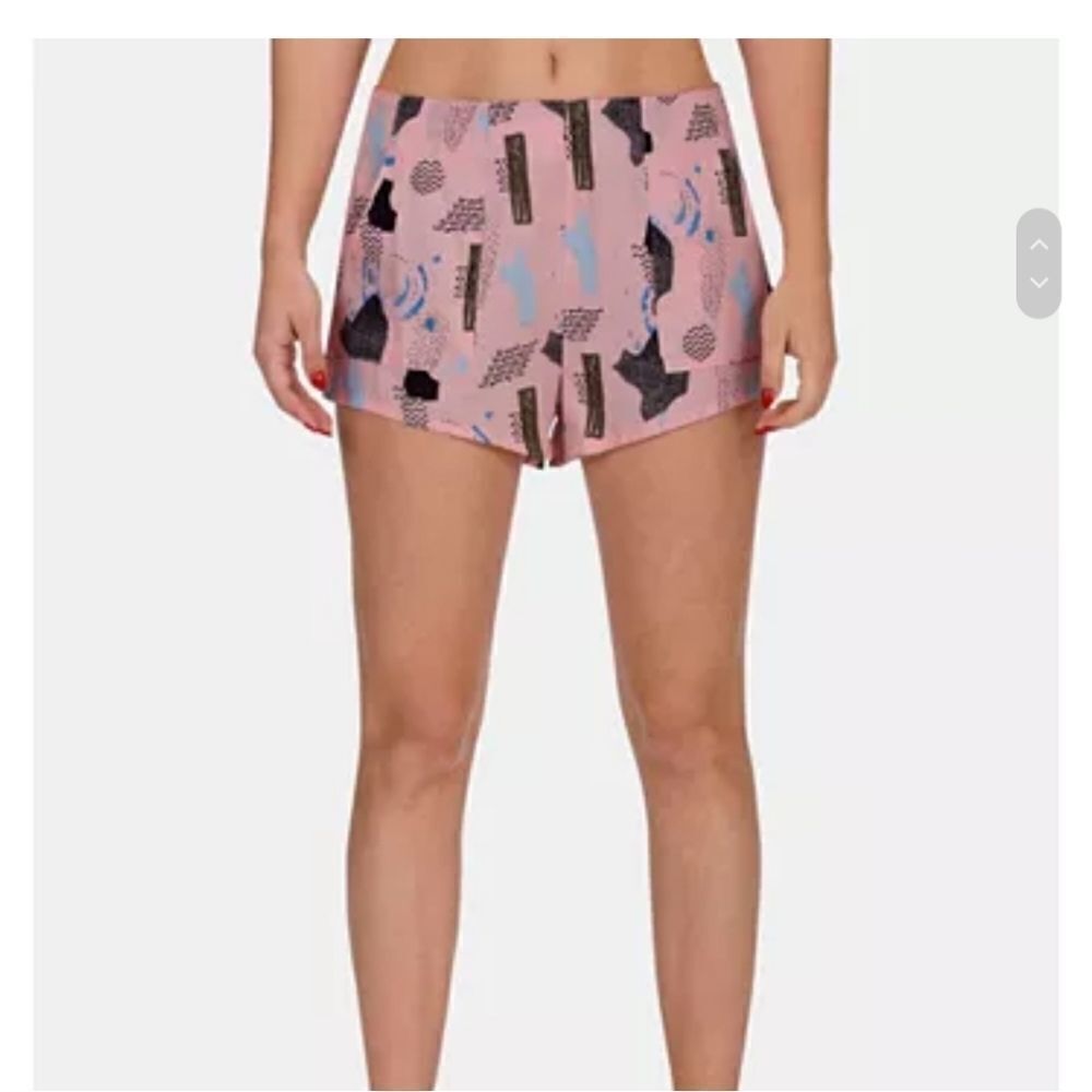 HURLEY Free Set Print Pink Shorts Small
